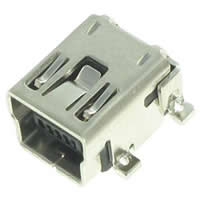 Conector USB 5P mini tipo B recepcion SMT con POST 1734035-1