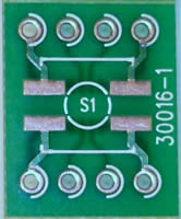 Circuito Impreso Adaptador Microswitch SMD a DIP y SOT23-8 a DIP8