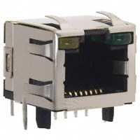 Conector Ethernet Tyco  8 Puertos RJ45 LED verde amarillo