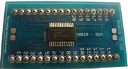 Modulo Controlador ENC28J60-ISS Microchip Ethernet con MAC y PHY, 8 KB SPI en tarjeta adaptadora DIP