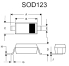 Diodo Schottky 0.5A 20V MBR0520-TP