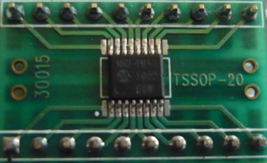 Modulo Transceptor de RF 433-930MHz MRF49XA-IST en Tarjeta adaptadora DIP
