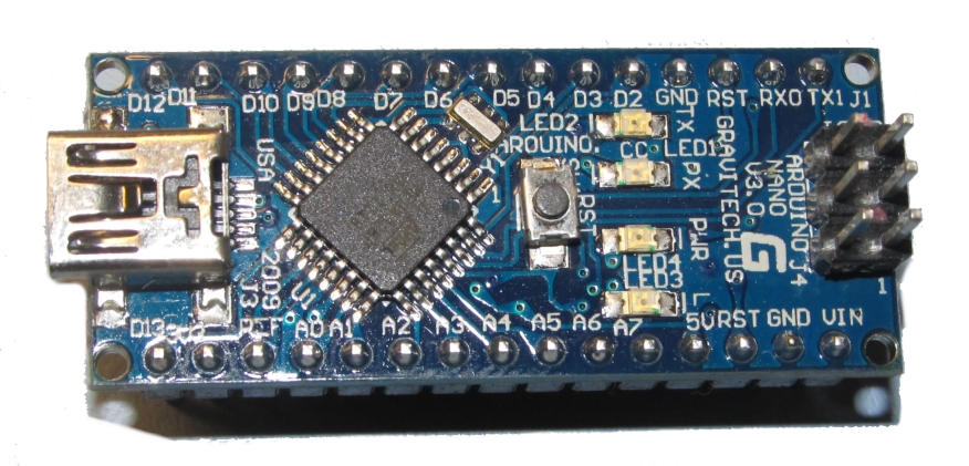 Arduino Nano Version 3.0 con Atmel ATMega328 con Cable USB